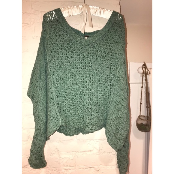 Free People Sweaters - Free People Sea Foam Green in Size SM